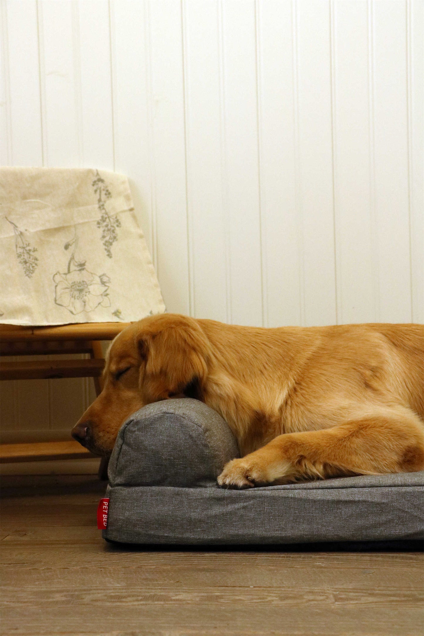 LINEN SINGLE PILLOW PET BED