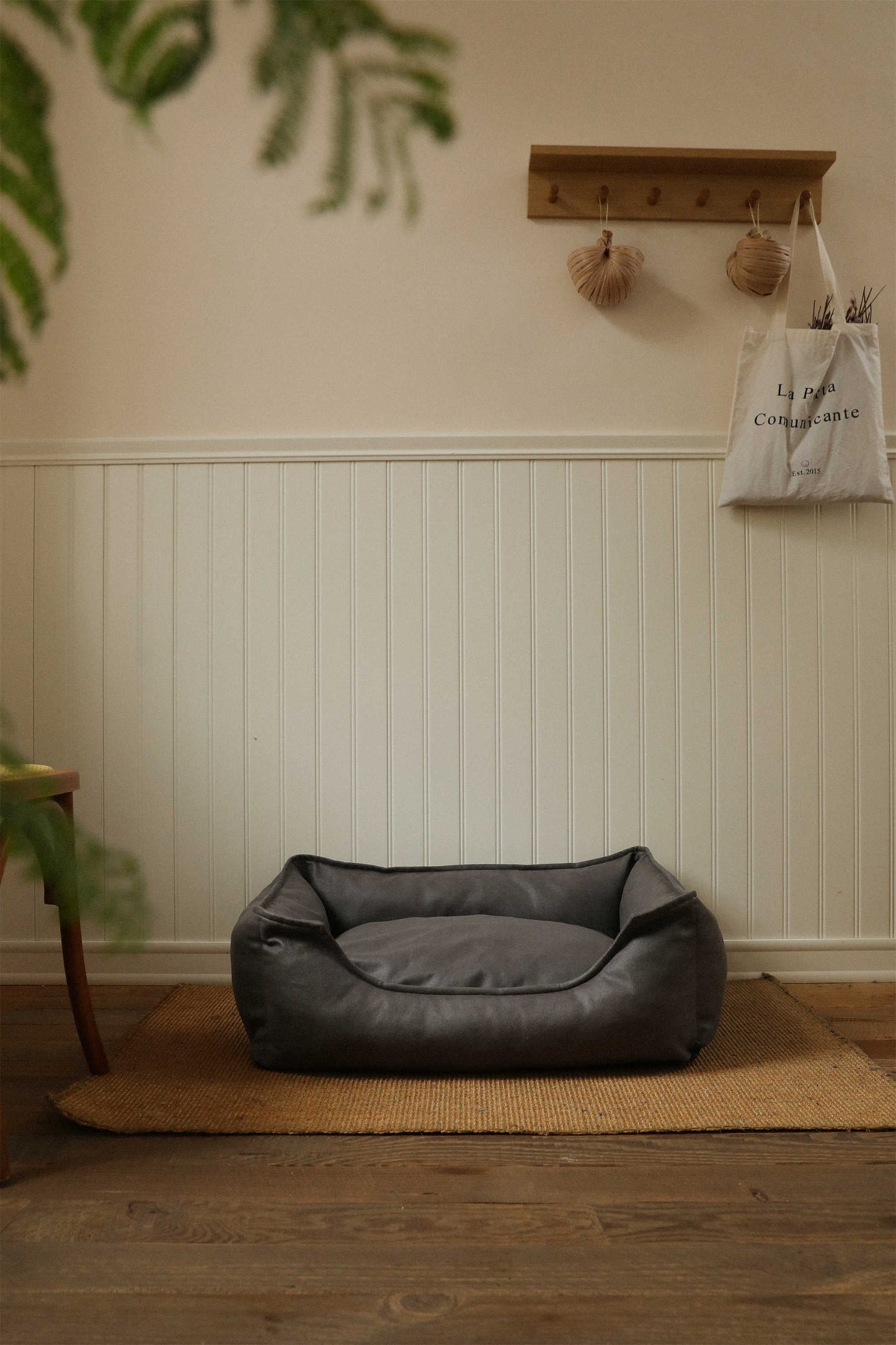TECH FABRIC FLAT PET BED(DARK GRAY)
