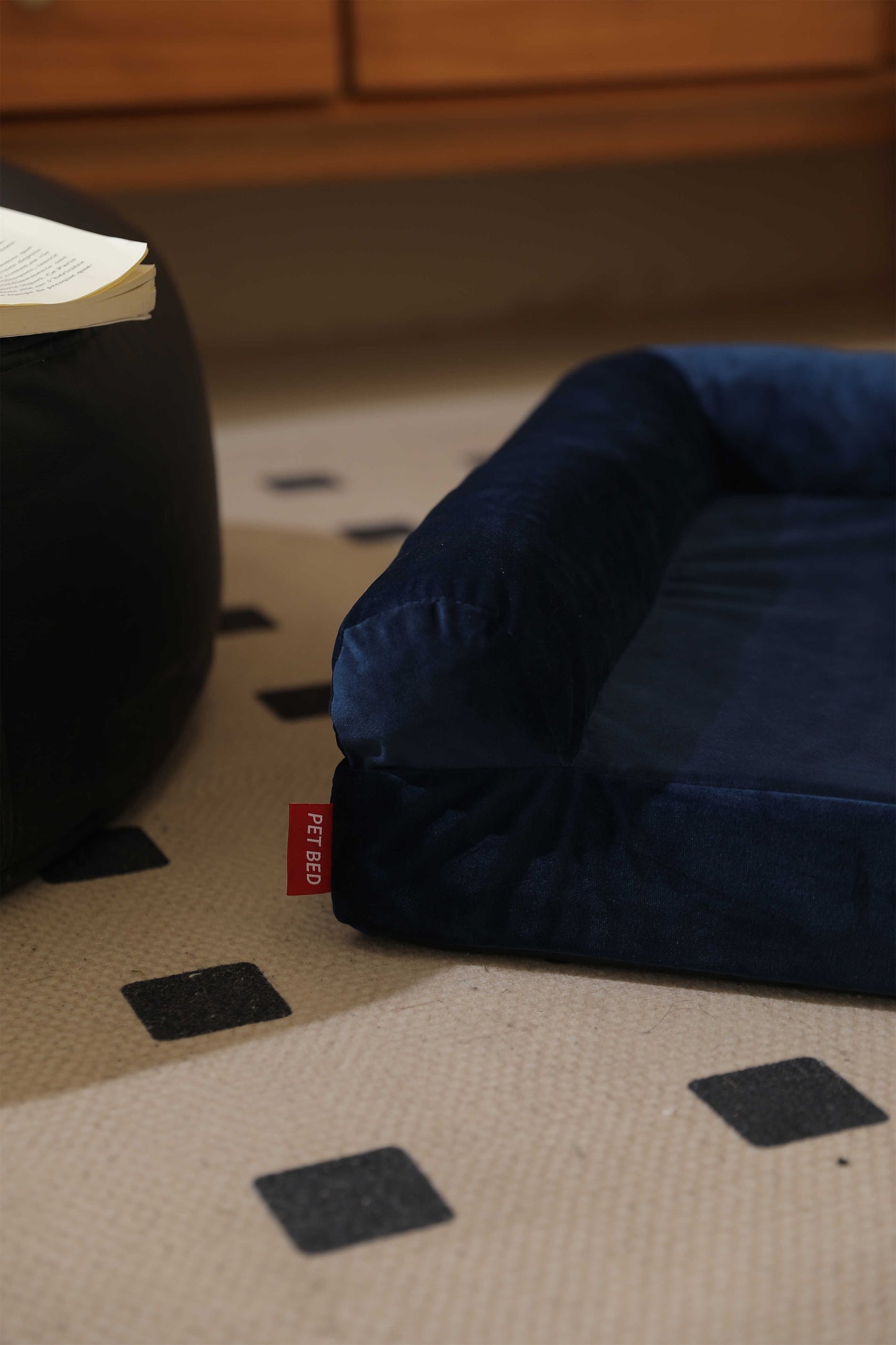 THREE-SIDED BACKREST DUTCH VELVET COTTON FLANNEL PET SOFA